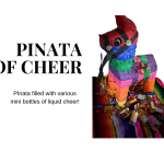 Piñata filled with mini bottles of liquid cheer