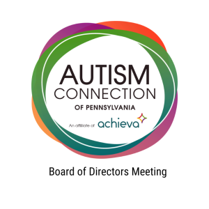 Autism Connection Logo Board of Directors Meeting