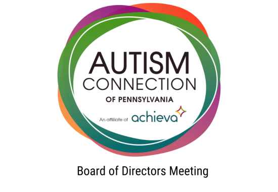 Autism Connection Logo Board of Directors Meeting