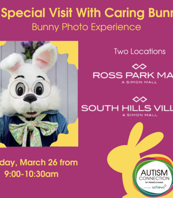 Special Visitin with Caring Bunny: Bunny Photo Experience at Ross park and South Hills Village Mall Sunday March 26 from 9:00 - 10:30