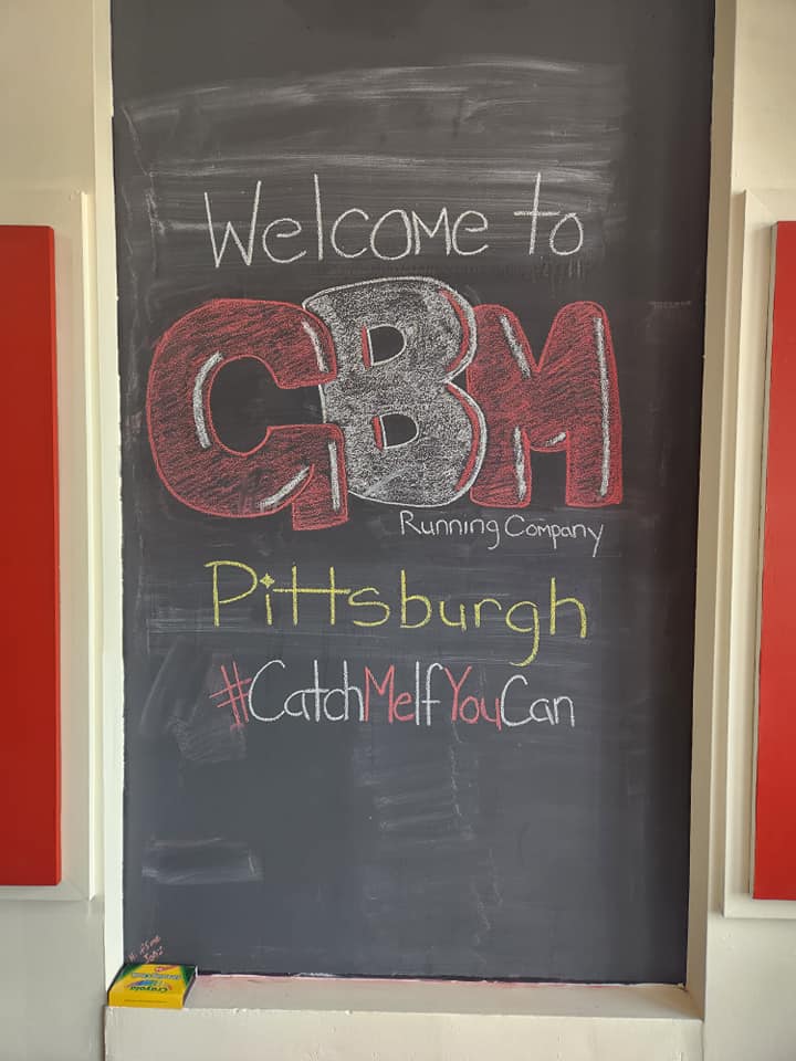 Chalkboard sign GBM Pittsburgh