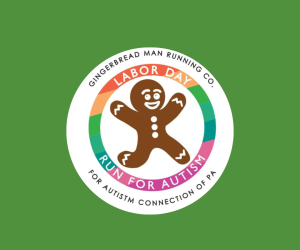 Gingerbread Man Running Co logo