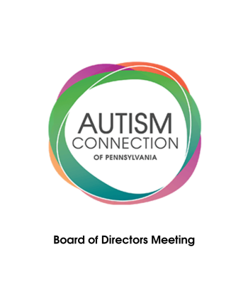 Autism Connection logo Board of Directors Meeting