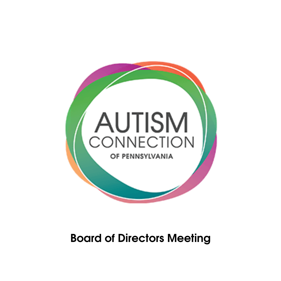 Autism Connection logo Board of Directors Meeting